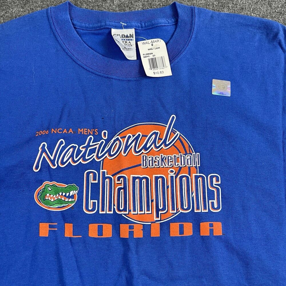 Vtg Florida Gators 2006 National Champions Basketball Men’s Large Shirt NWT